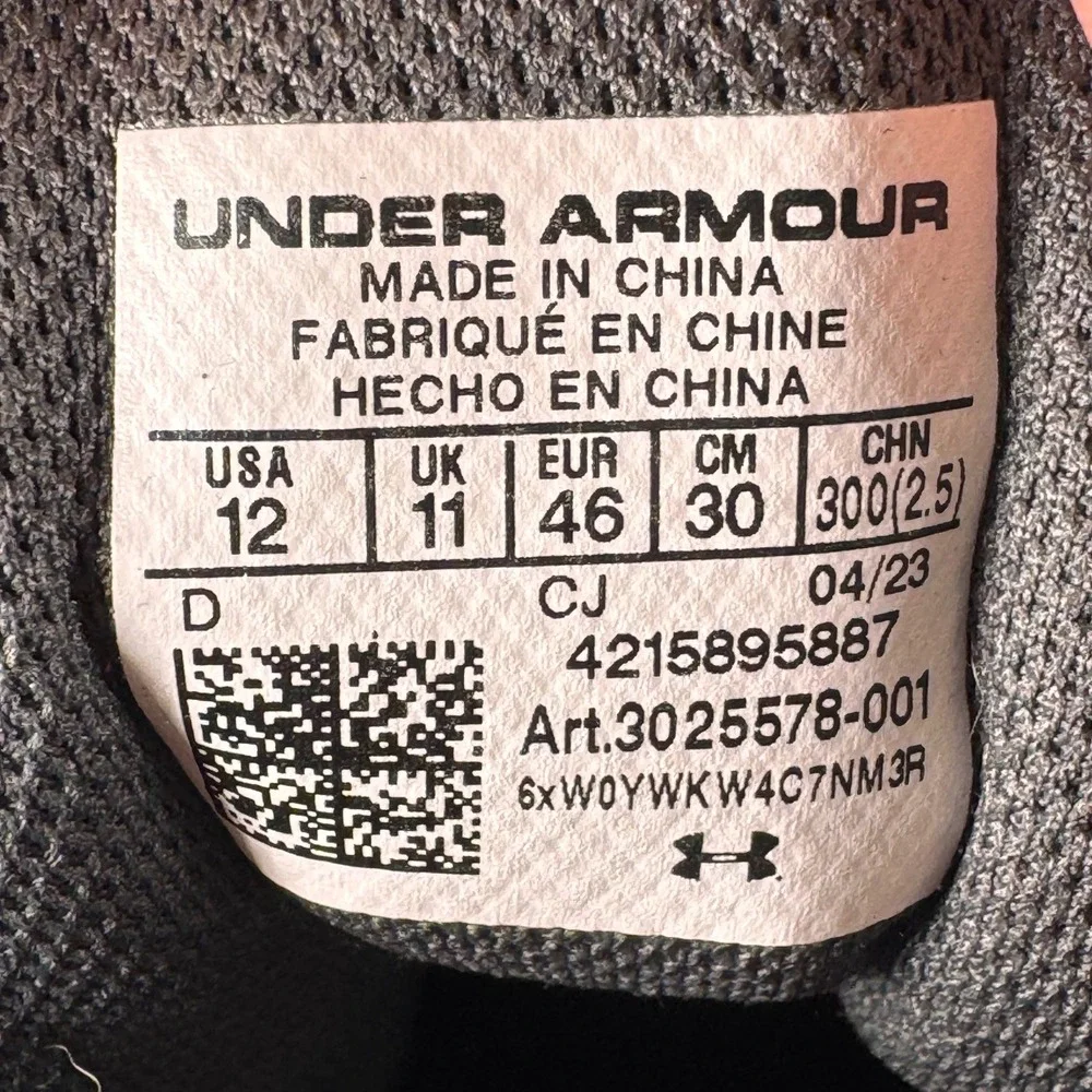 Under Armour Stellar G2 Tactical Boots Mens 12 Black Leather 3025578-001